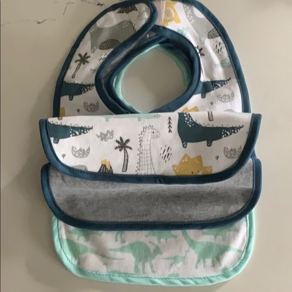 Modern baby set of 3 baby bibs